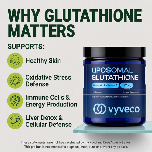 Riboflavin Liposomal Glutathione | Liver & Cellular Detox Support