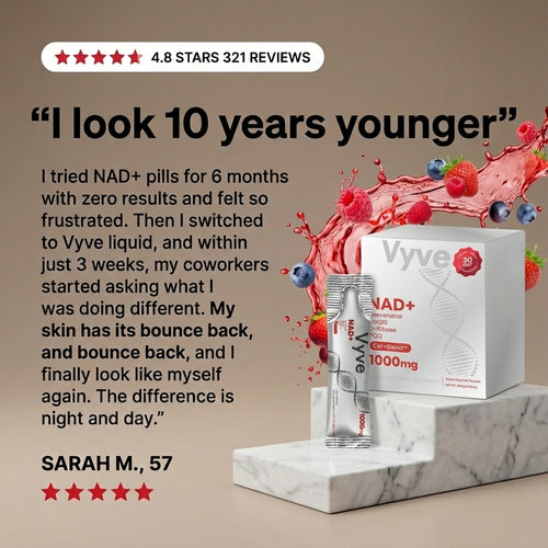 NAD+ 1000mg LipoBlend™ (Delicious Raspberry Formula)